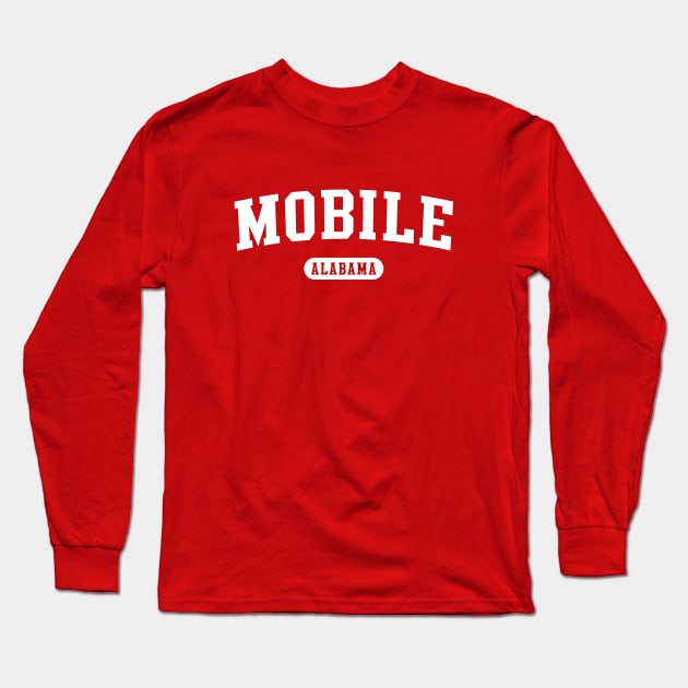 Mobile, Alabama Long Sleeve T-Shirt by Novel_Designs